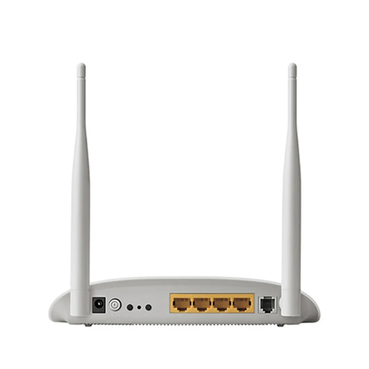 مودم وراوتر TP-Link 8961 المتكامل بسرعة 300 ميجابت/ثانية، يمنحك اتصال إنترنت مستقر وتغطية لاسلكية واسعة بفضل الهوائيين المزدوجين. الحل المثالي والعملي لربط أجهزتك في المنزل أو المكتب بكل كفاءة وسهولة.