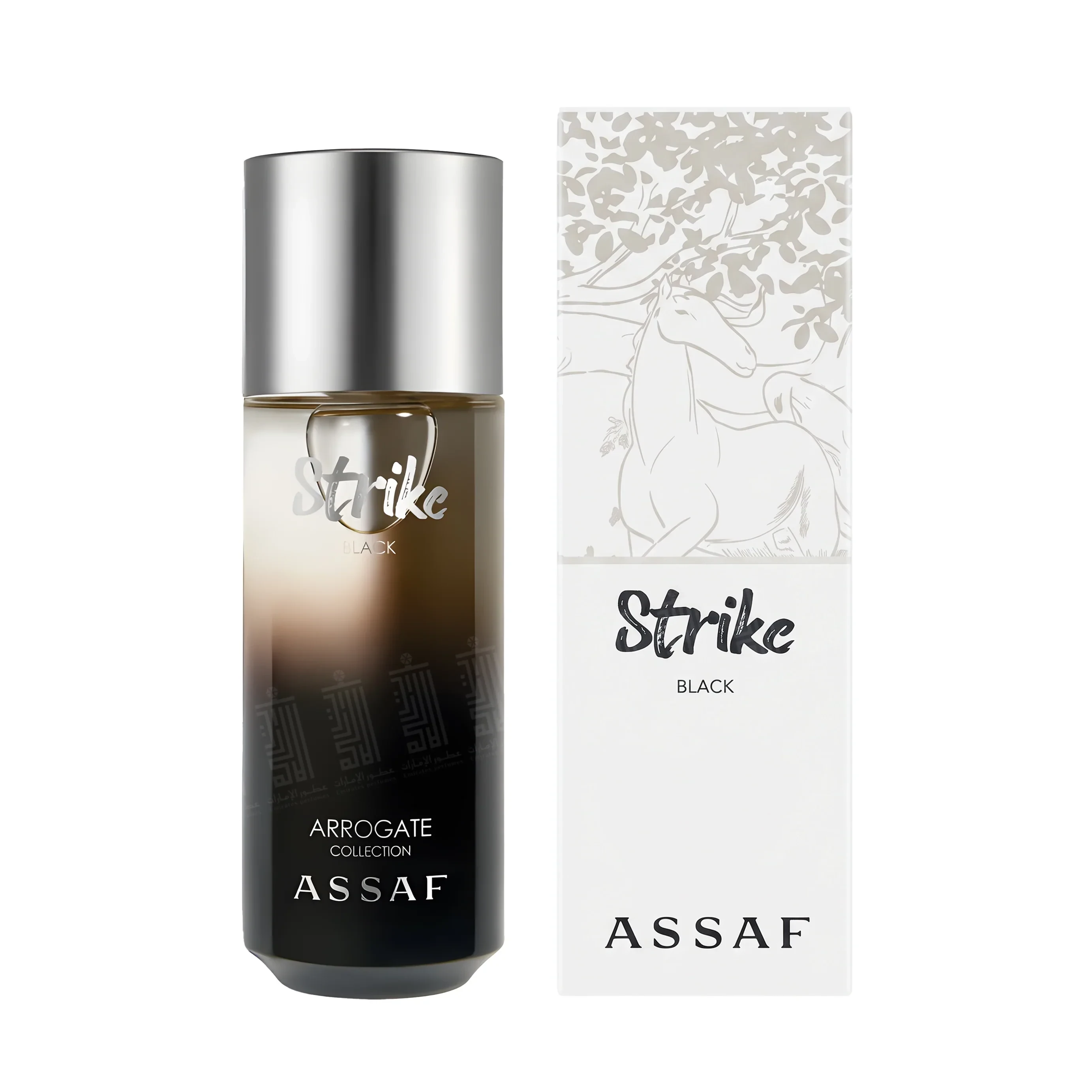 عساف سترايك بلاك 125 مل - أو دي بارفان - الأصلي | ASSAF Strike Black EDP 125ML -
