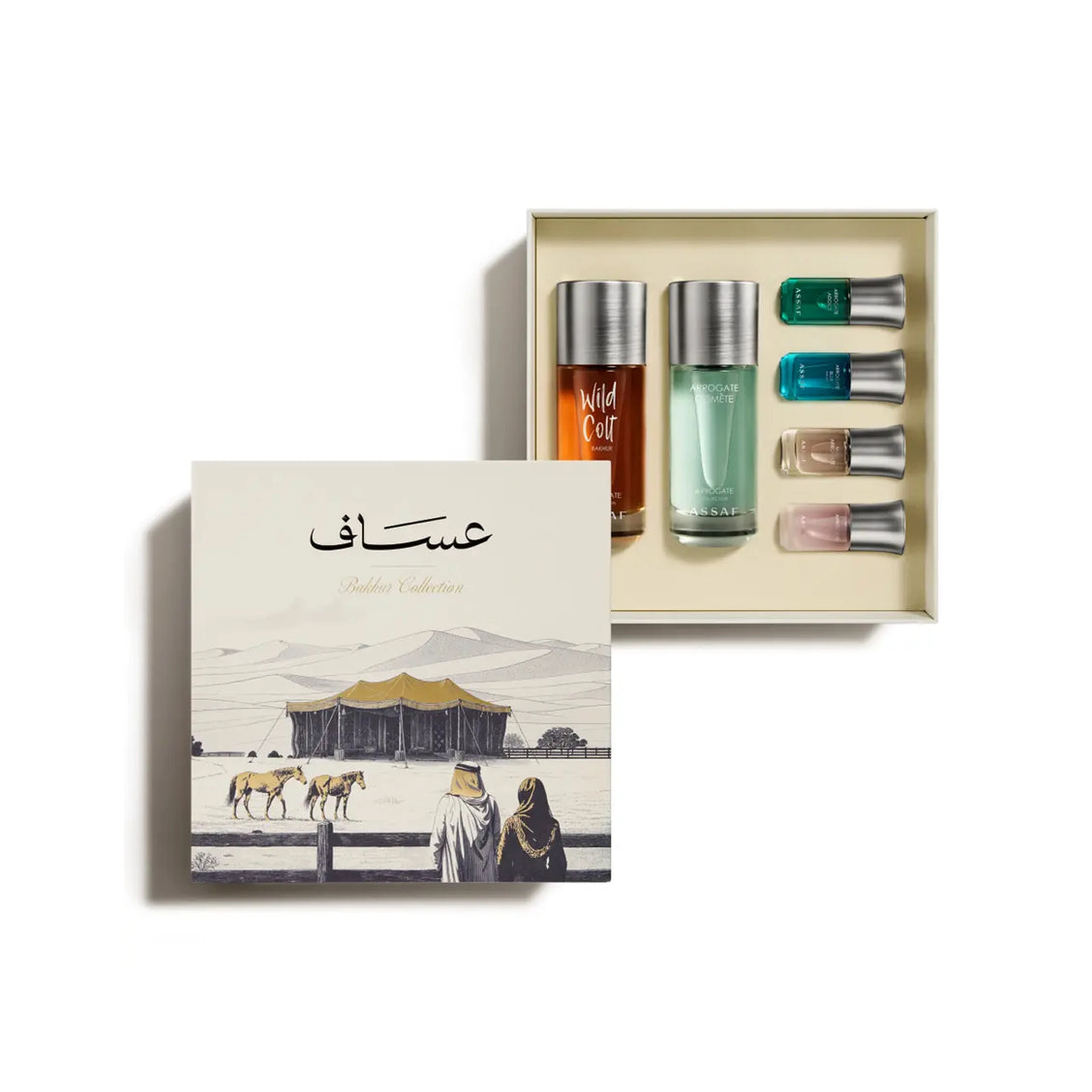 عساف وايلد كولت بخور مجموعة - مجموعة عطور أصلية | ASSAF Wild Colt Bakhoor Set SE