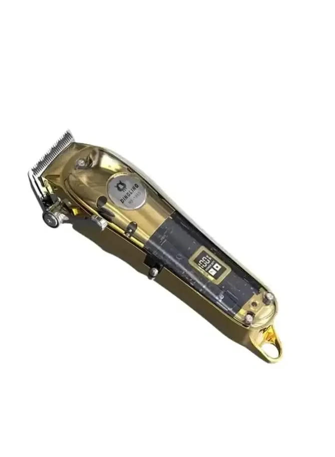 ماكينة قص الشعر الاحترافية Dingling RF-1985 - أداة تشذيب عالية الأداء مع خياري طاقة مزدوجين وشاشة رقمية لقص دقيق