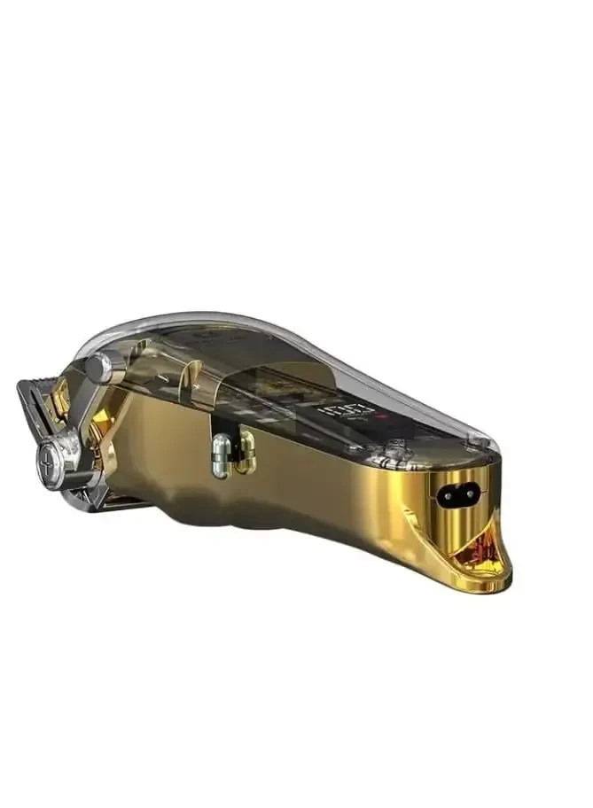 ماكينة قص الشعر الاحترافية Dingling RF-1985 - أداة تشذيب عالية الأداء مع خياري طاقة مزدوجين وشاشة رقمية لقص دقيق