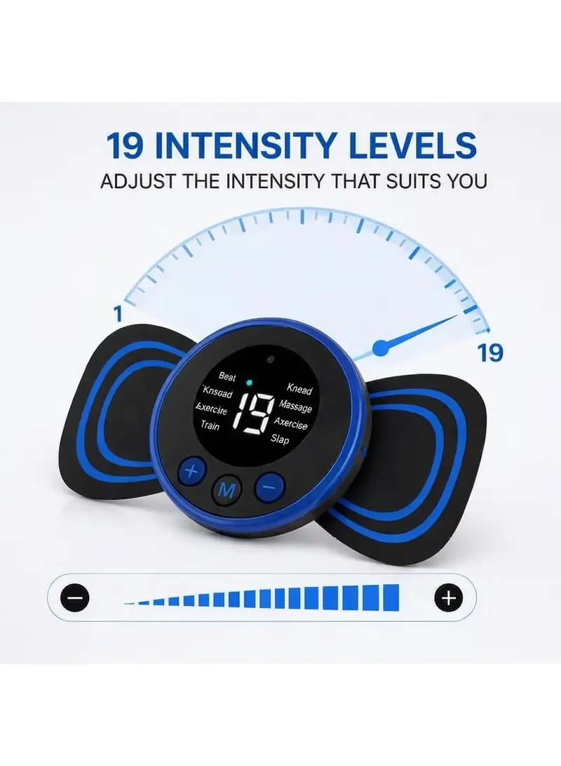 جهاز تدليك صغير محمول بتقنية Butterfly EMS TENS لتحفيز العضلات لاسلكيًا