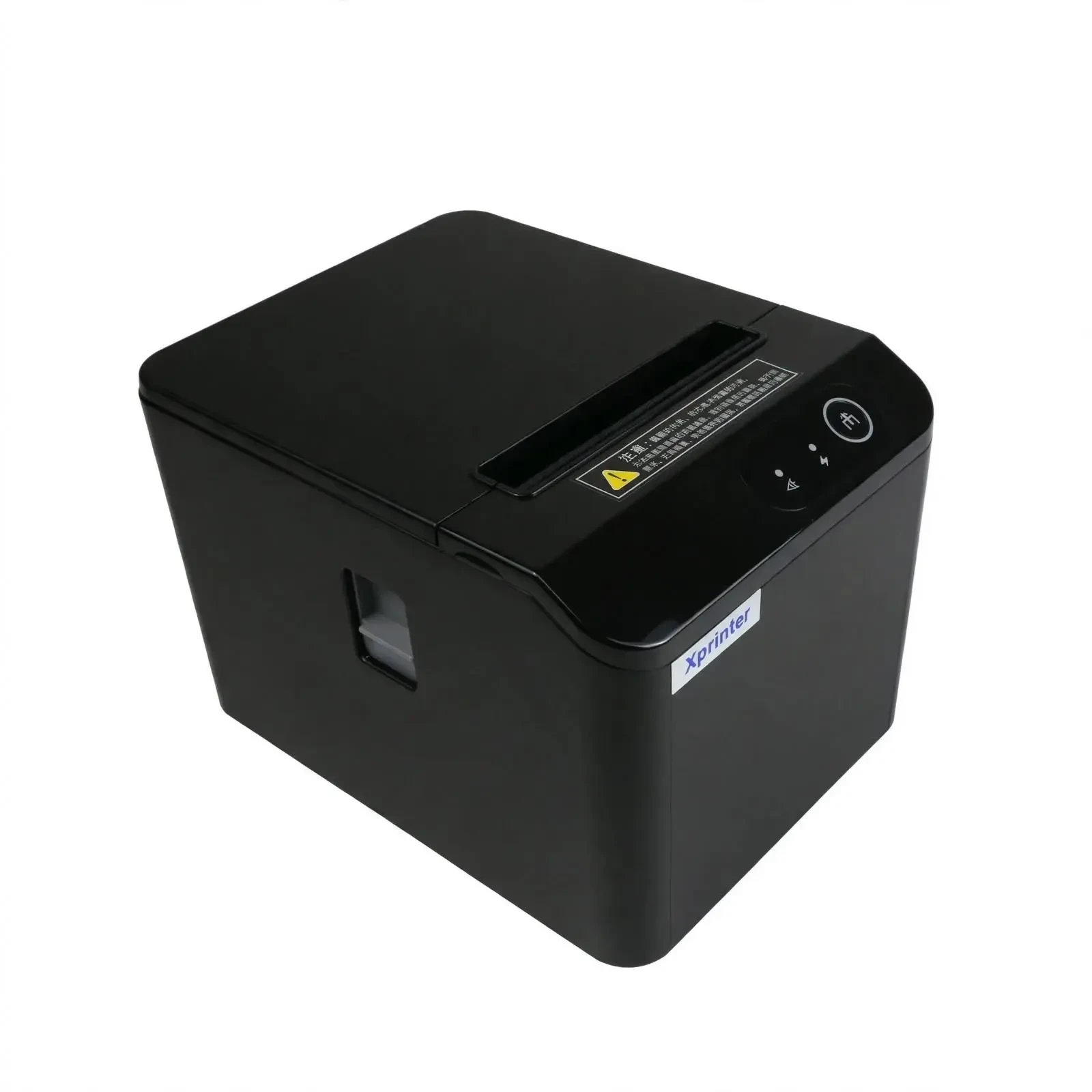طابعة إيصالات حرارية Xprinter XP80T، طابعة فواتير نقاط البيع مزودة بقاطع تلقائي - آلة طباعة عالية السرعة للمتاجر والمطاعم والصيدليات ومحلات السوبر ماركت والبقالة ومتاجر البيع بالتجزئة وعدادات الدفع - تدعم منفذ USB ومنفذ شبكي lan، متوافقة مع نظام نقاط البيع الذي يعمل بنظام Windows