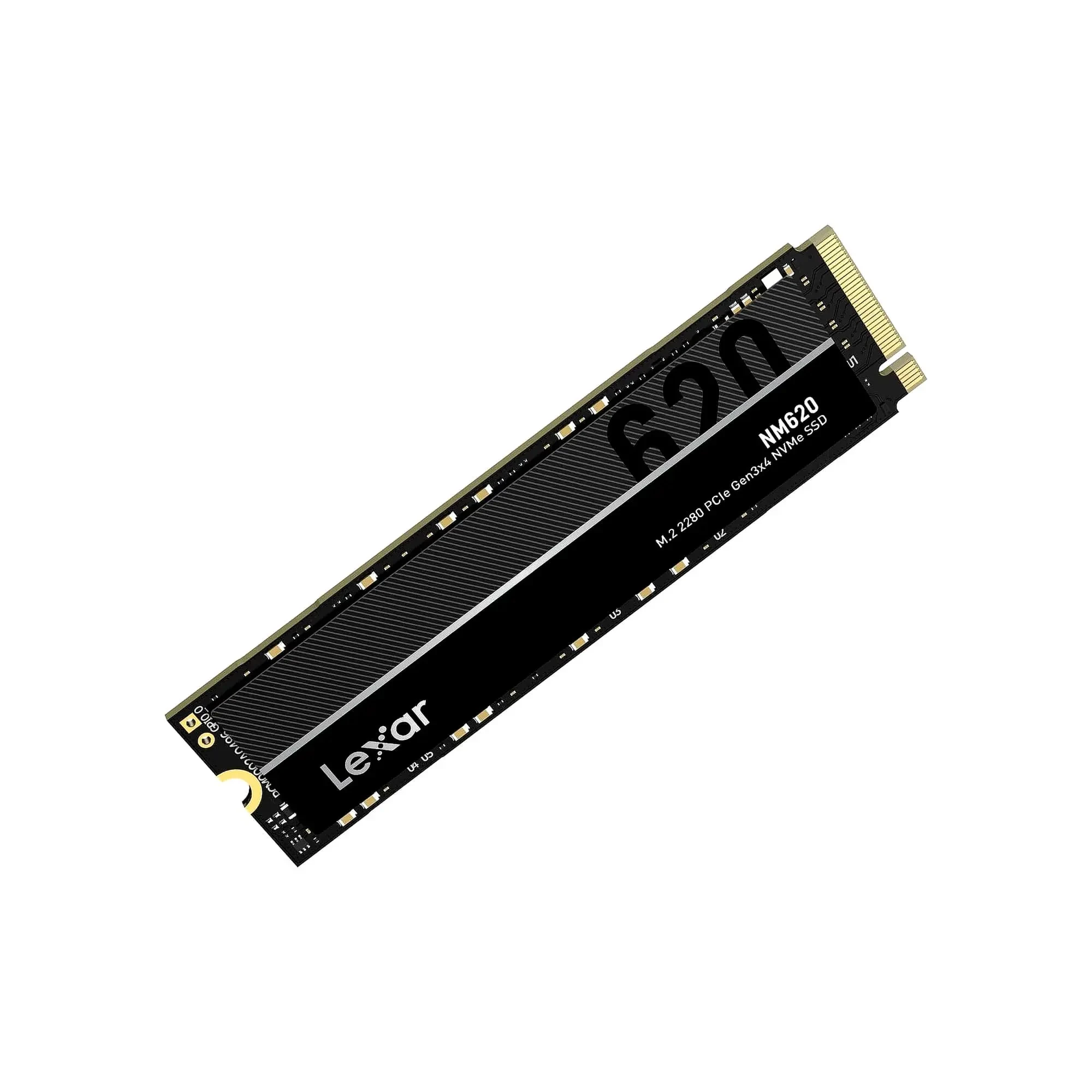 Lexar NM620 1TB SSD، M.2 2280 PCIe Gen3x4 NVMe 1.4 SSD داخلي، قراءة تصل إلى 3500 ميجابايت/ثانية، كتابة 3000 ميجابايت/ثانية، محرك أقراص الحالة الصلبة الداخلي NAND Flash ثلاثي الأبعاد