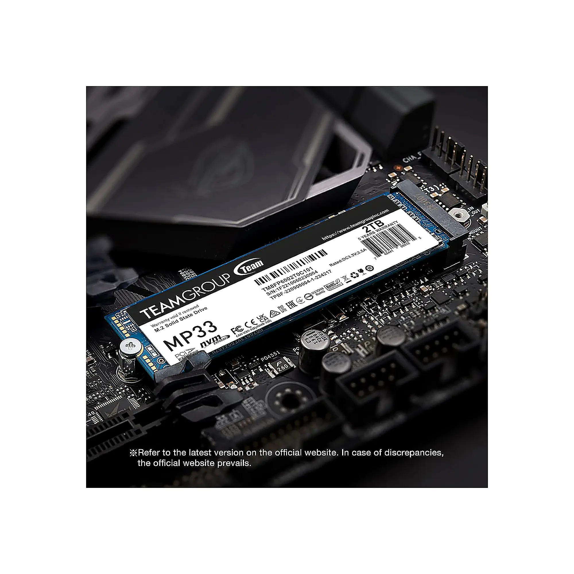 تيم جروب ذاكرة التخزين اس ال سي 256GB 3D ناند تي ال سي NVMe 1.3 PCIe الجيل 3x4 M.2 2280 SSD داخلي R/W سرعة تصل الى 1600/1000 ميجابايت/ثانية لابتوب وكمبيوتر مكتبي TM8FP6256G0C101