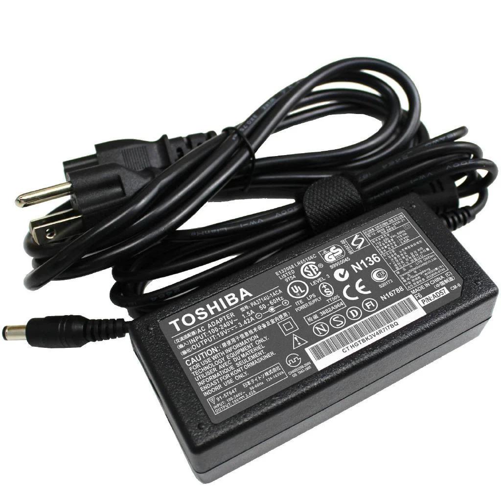 شاحن تجاري Toshiba 65W 19V 3.42A 5.5*2.5mm - GGC Adapter - Commercial Charger To